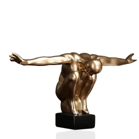 Mannstatue<br> Sportler-Denker
