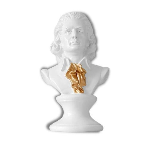 Mannstatue<br> Büste von Mozart