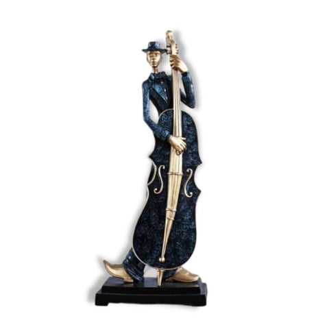 Mannstatue<br> Jazzgruppe