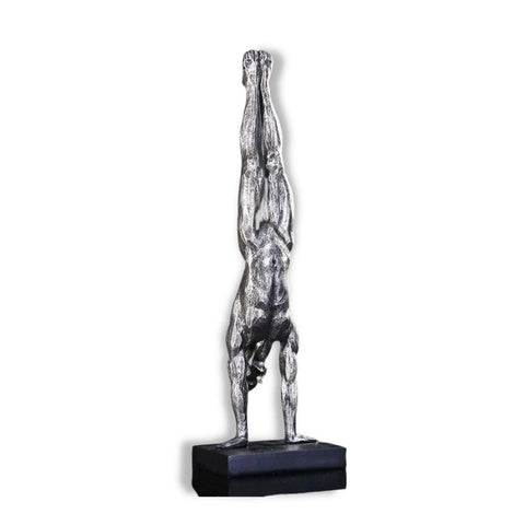 Mannstatue<br> Retro-Turnerin