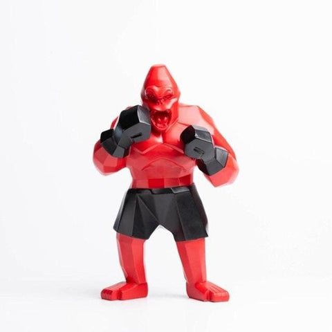 Origami-Gorilla-Statue<br> Boxer 25 cm