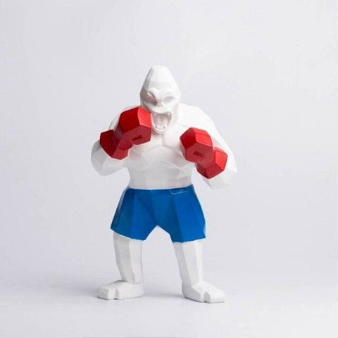 Origami-Gorilla-Statue<br> Boxer 25 cm