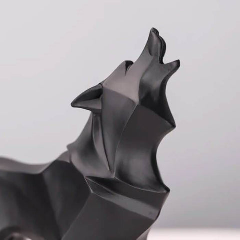 Wolfsstatue<br> Origami