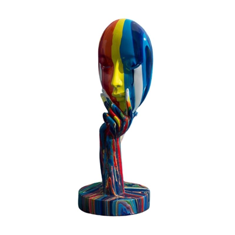 Gesichtsmaske-Statue | Omega-Statue– Omega Statue