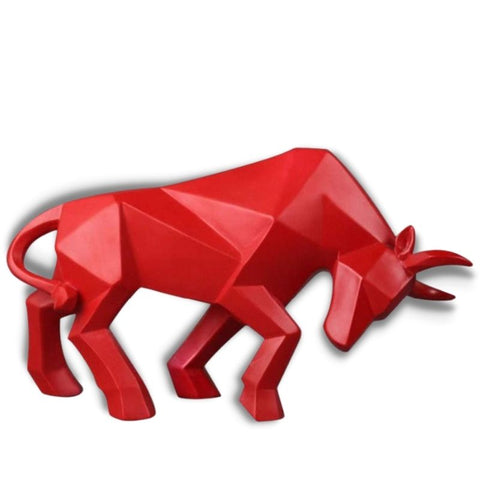 Origami-Stierstatue 19 cm