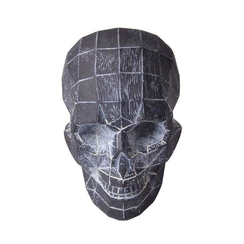 Totenkopfstatue<br> Origami-Design-Dekoration 12 cm
