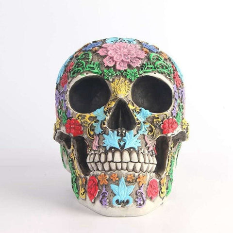 Totenkopfstatue<br> Mexikanische Dekoration 19 cm